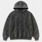 washed grey hoodie