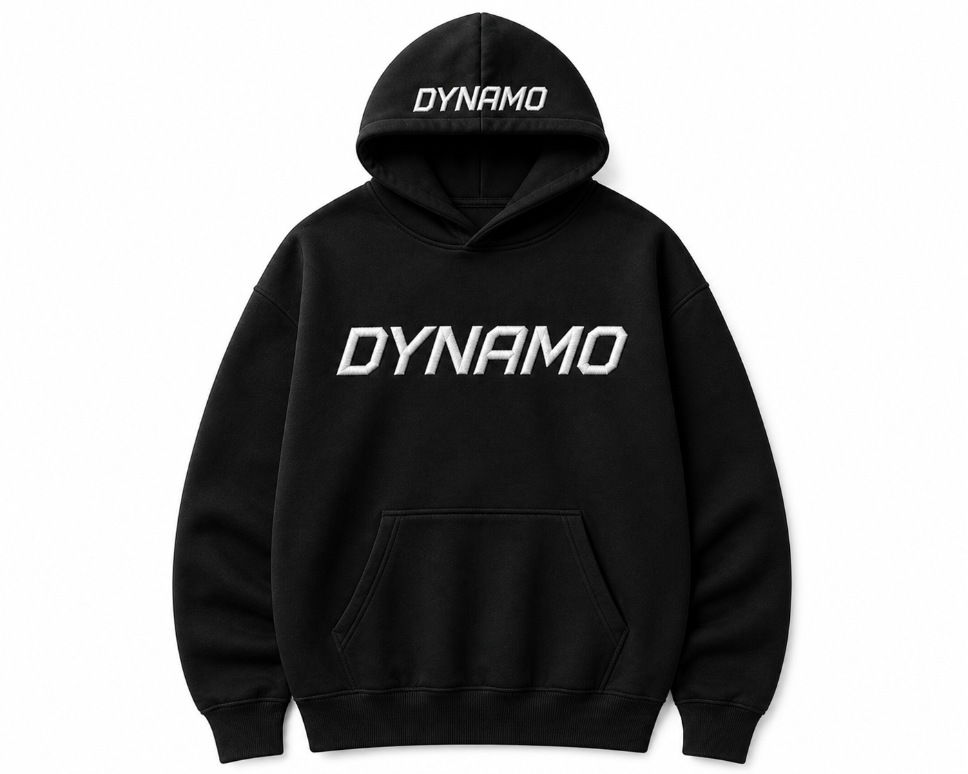 Embroidery Hood Black