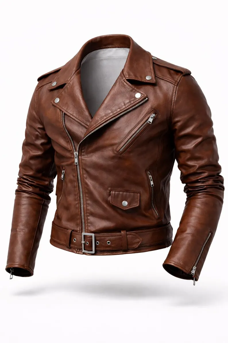 leather jacket brown leather jacket brown