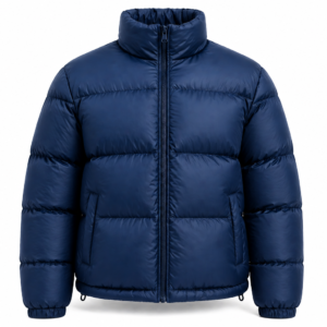 puffer jacket blue