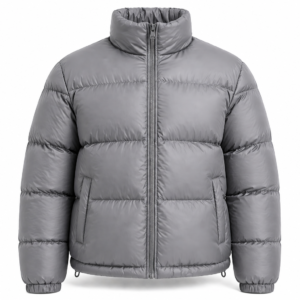 puffer jacket gray
