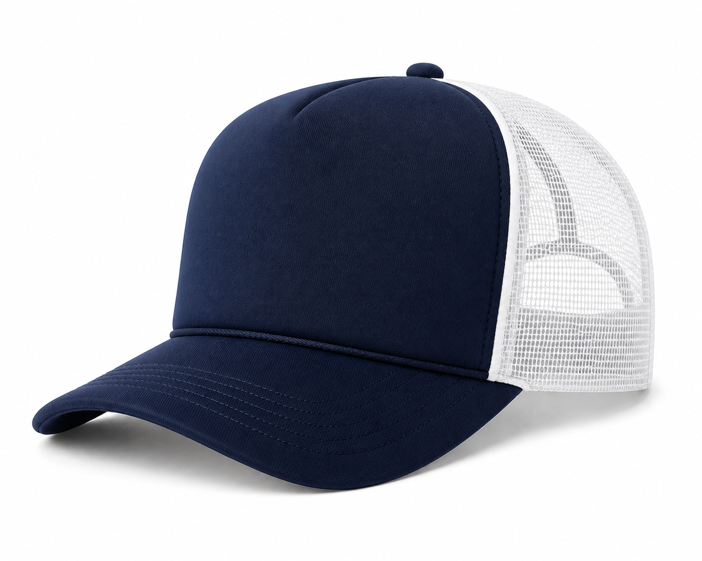 truckerhat blue and white