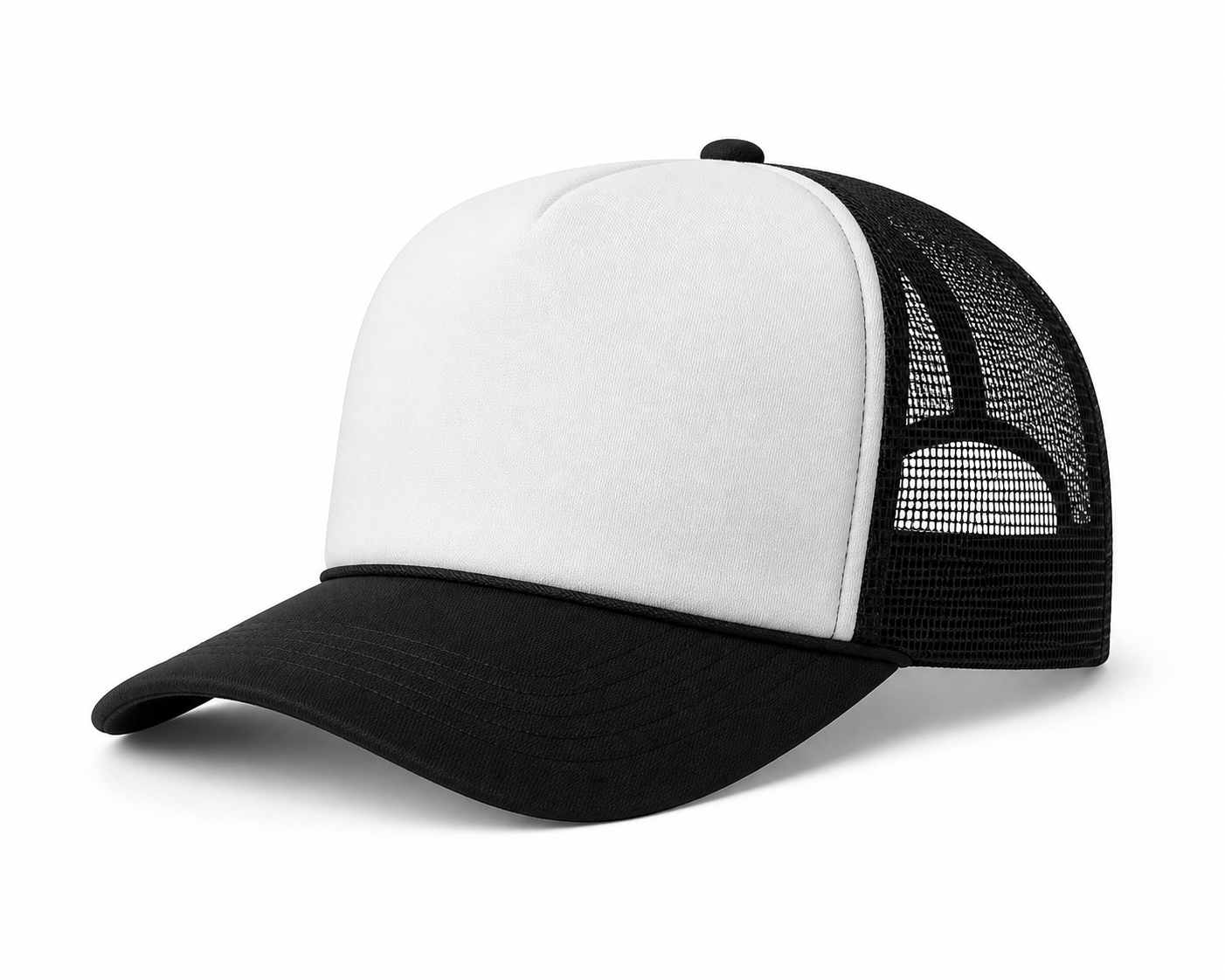 truckerhat white and black
