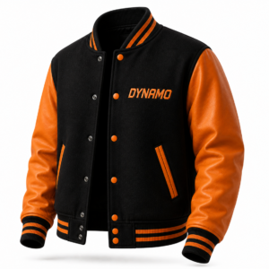 varsity orange jacket