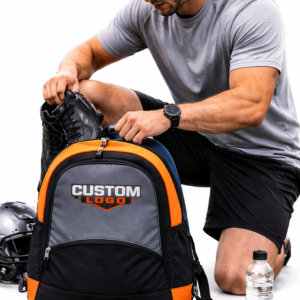 Customizable Heavy-Duty Athletic Gear Backpack