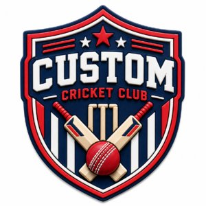 Custom Cricket Club 3D PVC Patch