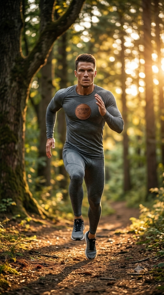 Custom activewear flat-lay — wholesale gym wear manufacturer Dynamo Gears