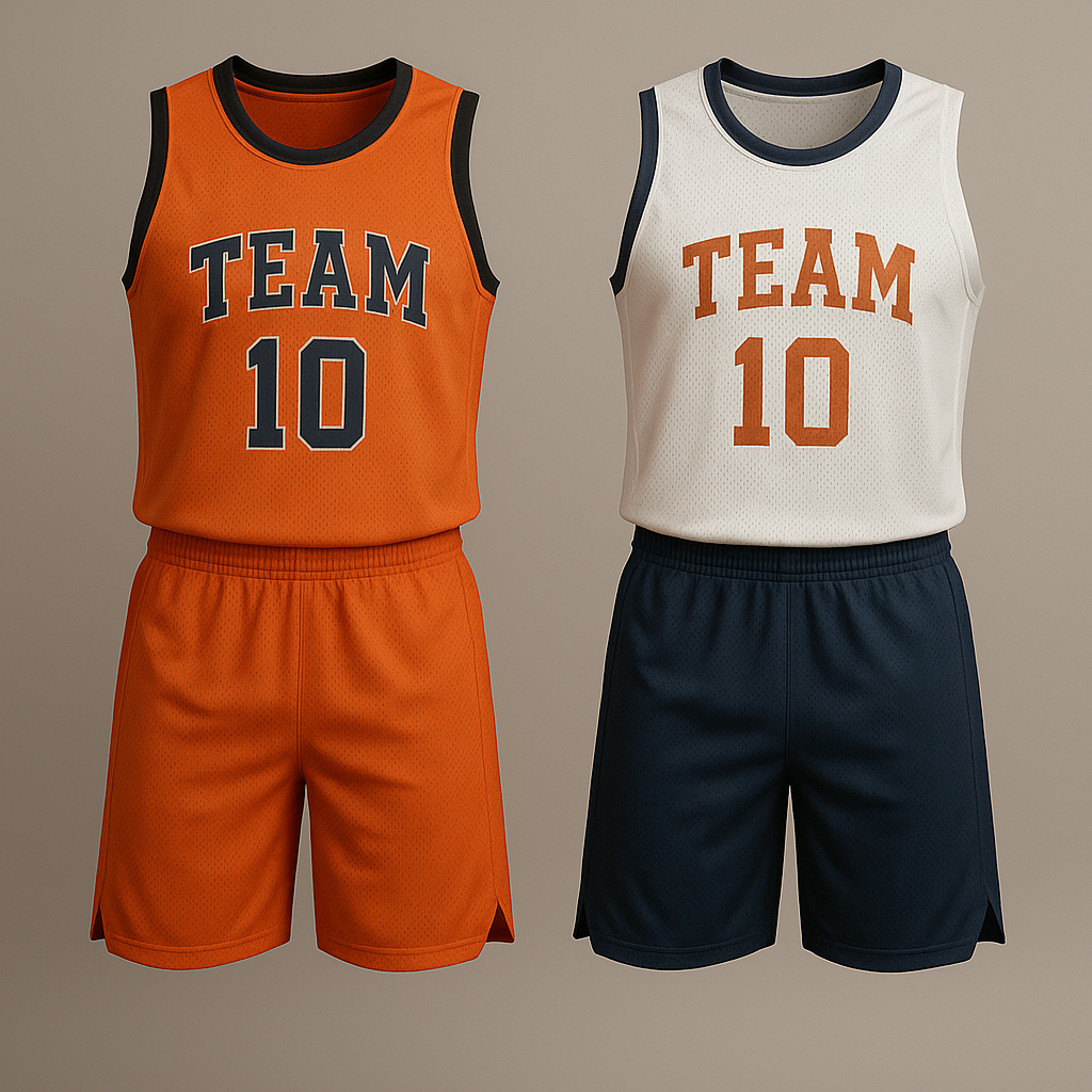 High-performance reversible basketball jersey and shorts designed for teams, leagues, and tournaments