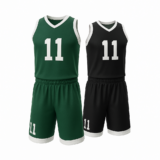 Lightweight reversible basketball kit with moisture-wicking fabric and professional team styling