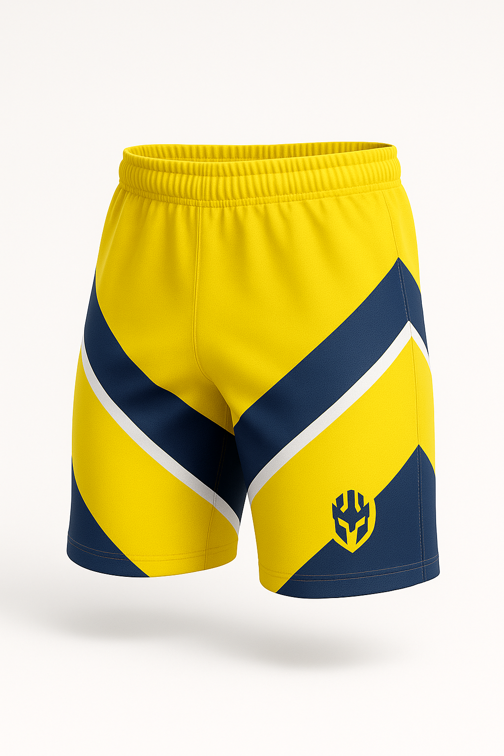 Custom performance rugby shorts with lightweight breathable fabric and athletic fit