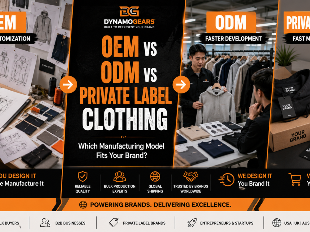 OEM vs ODM vs Private Label Clothing: Which Manufacturing Model Is Best for Your Brand?
