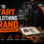 how to start a clothing brand with a manufacturer